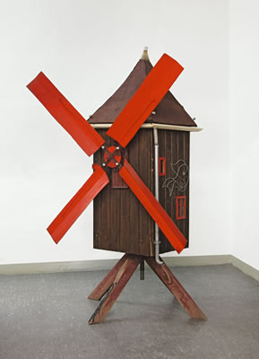 Andreas Slominski : UNTITLED (GROSSE MÜHLE, ROT)