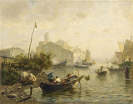 Ludwig Dill : Near Murano.