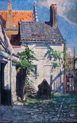 Henri Geertsen : Ruelle à Anvers