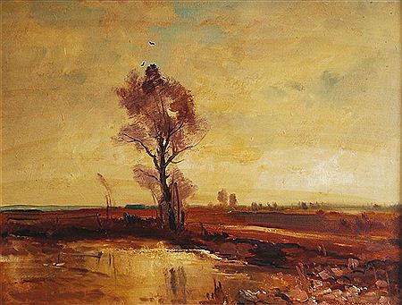 Karel Jan Sigmund : Evening landscape