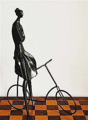 Rudolf Svoboda : Girl on the bicycle