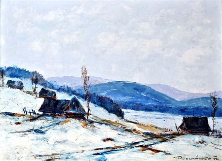 Miloslav Prochazka : Valašsko cottages at Karlovice