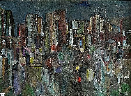 Jiri Hacek : Town with crane