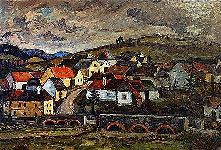 Miroslav Pokluda : View of a village