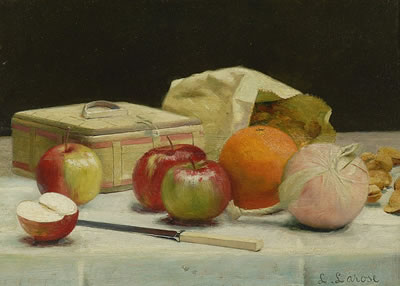 Ludger Larose : Still Life with Wrapped Oranges