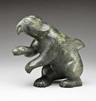 Kiugak (Kiawak) Ashoona : Spirit Figure (Animal Spirit), ca. 1964