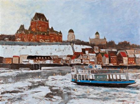 Luc Deschamps : Quebec from the Ferry