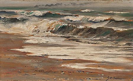 John Forbes : Beach at Ward's Island, Toronto