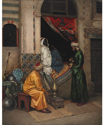 Rudolf Weisse : THE CARPET MERCHANT