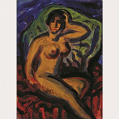 Jori Smith : SEATED NUDE, C. 1931