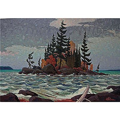 William Parsons : NORTH SHORE ISLAND - ALGOMA, LAKE SUPERIOR, 1979