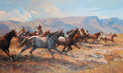 sample from 30th Annual Calgary Stampede Western Art Auction