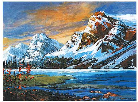 Sheila Adams : Jimmy Simpson's View, Bow Lake