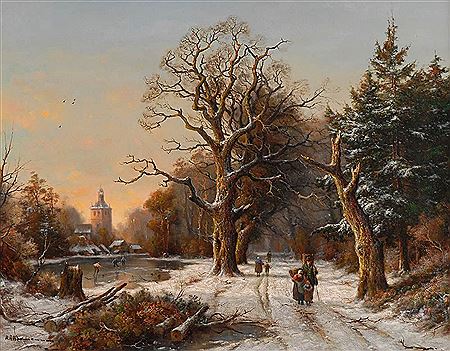 Horst Altermann : 'Winterlandschaft'