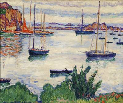 Jerome Blum : Quiet Harbor, Antibes