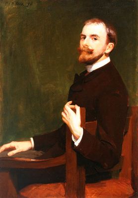 William Morton Jackson Rice : Portrait of a Seated Man