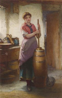 William Harris Weatherhead : The Dairy Maid