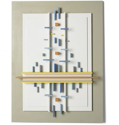 Eli Bornstein : Structurist Relief No. 2