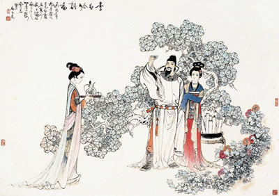 Bingxin Gu : LI BAI RECITING POEMS