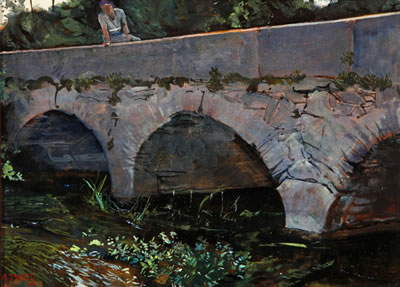 Jakob Albert Welti : Le Pont de Grilly