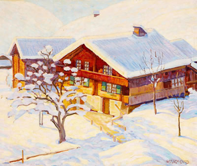 Werner Emil Engel : Sonniger Wintertag