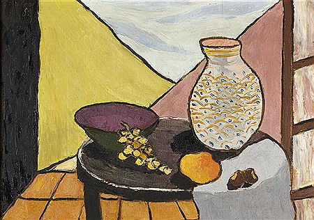 Cesarina Gualino : Table with grapes and chestnuts