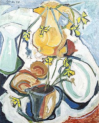 David Clarke : Still Life with Daffodils