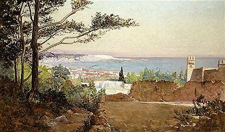 Gilbert Gaillant : ALGER, VUE DE LA VILLA ABD EL TIF