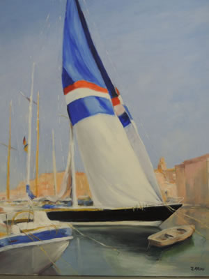 Victor Zarou : Saint Tropez, les voiles