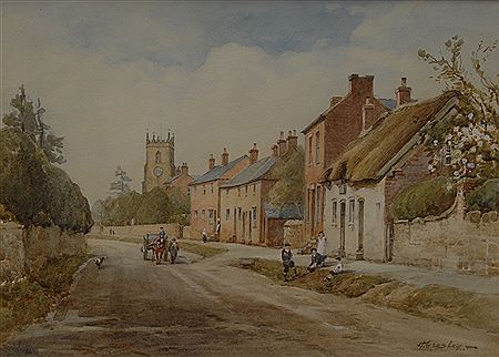 Harold Gresley : The Village Street, Chellaston