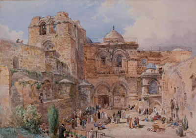 Nathaniel Everett Green : 'Church of the Holy Sepulchre, Jerusalem'