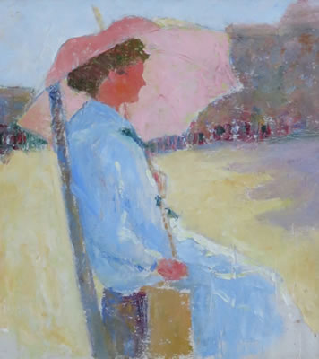 Jane Mumford : Mudhead with Umbrella