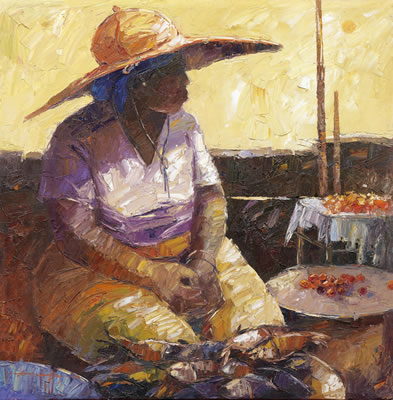 Ola Balogun : Market woman