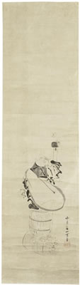 Hanabusa Itcho : Kakejiku (vertical hanging scroll) (3)