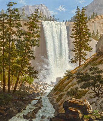 Enoch Wood Perry Jr : Vernal Falls, Yosemite Valley