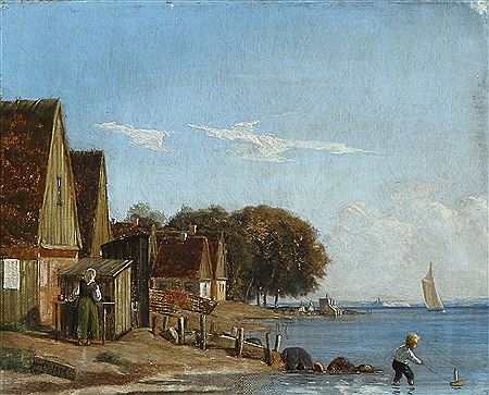 Conrad Oscar Carlson : View from Taarbæk Havn