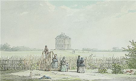 H G F Holm : View of the Hermitage, north of Copenhagen