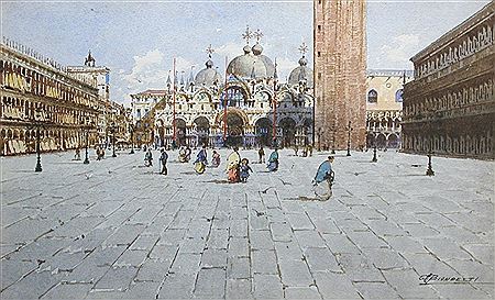 Andrea Biondetti : St Mark's Square, Venice