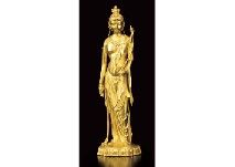 Koun Takamura : Pure Gold Bodhisattva statue