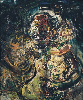 Kusama Affandi : Affandi and Grandchildren