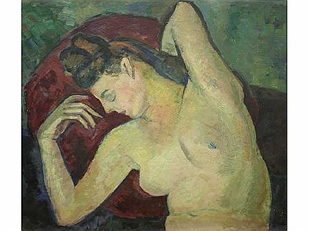 Marcelle Grata : Le repos de la femme nue