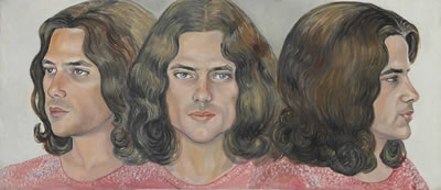 Sylvia Sleigh : Triple Head of Scott Burton