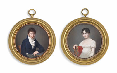 Pierre-Louis Bouvier : A pair of miniatures(2)