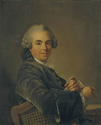 Louis-Michel van Loo : Portrait de Charles-Nicolas Cochin