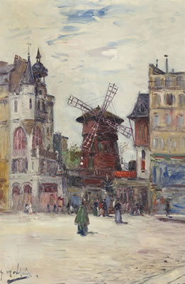 Gustave Madelain : Le Moulin Rouge, Paris