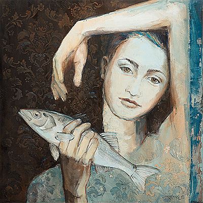 Sylwia Muzylo-Bajsarowicz : Woman with Fish