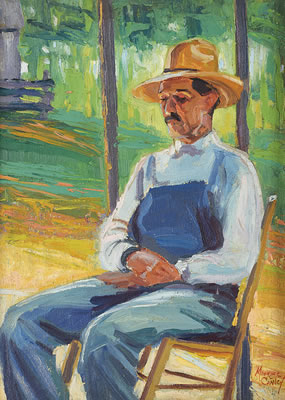 Maurine Cantey : Portrait of Farmer