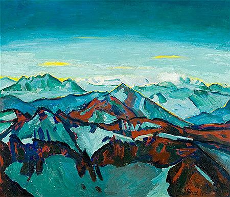 Hubert Ruther : Dents du Midi - Mont Blanc