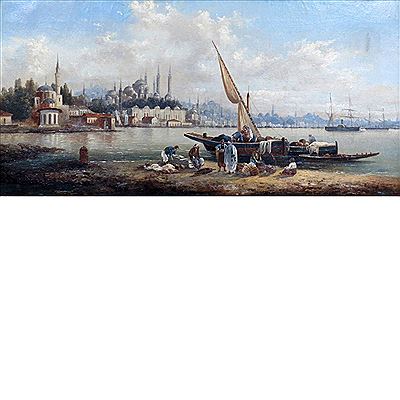 Anton Schoth : View of Constantinople