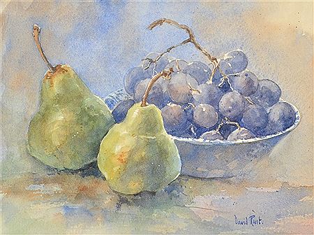 David Rust : Pears and Grapes